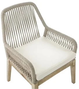 Beliani Zestaw 2 krzeseł ogrodowych beżowy OLBIA - Fotele i krzesła ogrodowe - miniaturka - grafika 7