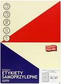 Etykiety samoprzylepne i bloki etykiet - Grand Etykiety uniwersalne 38x21.2/65 białe (100) - miniaturka - grafika 1