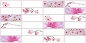 Panele ścienne i boazeria - Polami Polami Kafel dekoracyjny PVC Sakura 48x96 cm - miniaturka - grafika 1