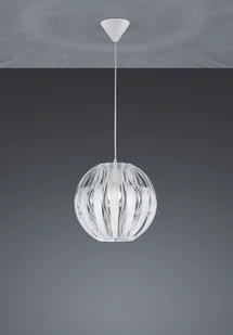 Trio LAMPA wisząca PUMPKIN R30473001 minimalistyczna OPRAWA zwis kula ball biała przezroczysta R30473001 - Lampy sufitowe - miniaturka - grafika 9