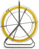 Pozostałe akcesoria sieciowe - Telcoline Pilot do wciągania kabli włókno szklane FRP 8mm 150m żółty - miniaturka - grafika 1