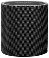 Donice - Keter Donica na choinkę, Cylinder S, antracytowa, 7 l - miniaturka - grafika 1