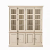Kredensy - Dekoria Kredens Gordes 210x53x240 cream 210x53x240cm 006-569 - miniaturka - grafika 1