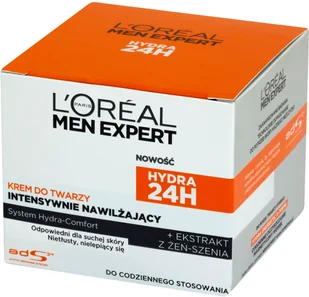 Loreal Men Expert Hydra 24H krem do twarzy intensywnie nawilżający 50mlml - Kremy do twarzy - miniaturka - grafika 4
