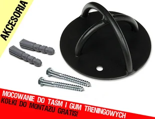 Kelton Mocowanie (typu TRX) do taśm i gum treningowych AKCESORIA MTGT - Pozostały sprzęt i akcesoria do ćwiczeń - miniaturka - grafika 3