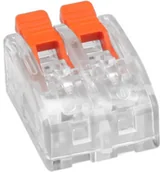 Kostki, złączki, wtyczki - Geberit instalacyjna zaciskowa 2-przewodowa na dowolny przewód 0,2-4mm2 IEC 450V/32A 10 szt. OR-SZ-8005/2/10 - miniaturka - grafika 1