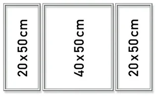 Schipper Noris Spiele - malowanie cyfr triptychon rama aluminiowa, 50 x 80 cm, srebro - Ramki na zdjęcia Schipper Noris Spiele - malowanie cyfr triptychon rama aluminiowa, 50 x 80 cm, srebro - Ramki na zdjęcia - miniaturka - grafika 1