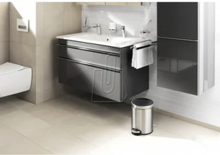 Durable Kosz 5L z pedałem Stainless srebrny metal szczotkowany 3400-23 - Kosze na śmieci - miniaturka - grafika 2