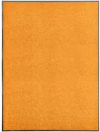 Wycieraczki - vidaXL Wycieraczka z możliwością prania, pomarańczowa, 90 x 120 cm - miniaturka - grafika 1