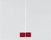 Gniazdka elektryczne - Berker K1 biały klawisz świecznikowy podświetlany B_14377009 - miniaturka - grafika 1