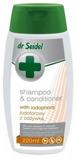 Dr Seidla Szampon jodoforowy z odżywką 220ml - Szampony i odżywki dla psów - miniaturka - grafika 2