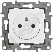 Gniazdka elektryczne - Legrand Niloe biały gniazdo pojedyncze płaskie +0) l_664737 - miniaturka - grafika 1