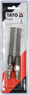 Yato SZYBKOZŁĄCZE M ZE SPRĘZYNĄ NA WĄŻ 6X10mm 2 SZTUKI YT-24103 YT-24103 - Akcesoria pneumatyczne - miniaturka - grafika 2