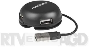Natec Hub USB 4 porty Bumblebee USB 2.0 czarny + EKSPRESOWA NHU-1330 - Huby USB - miniaturka - grafika 2