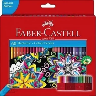 Faber-Castell GmbH&Co. Buntstift Castle 60er Kartonetui - Pozostałe książki - miniaturka - grafika 3