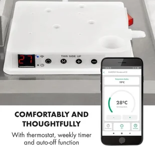 Klarstein Klarstein Wonderwall 960 Smart grzejnik panelowy na podczerwień 80x120 timer tygodniowy biały ACO14-Wonderwall960S - Ogrzewanie przenośne Klarstein Klarstein Wonderwall 960 Smart grzejnik panelowy na podczerwień 80x120 timer tygodniowy biały ACO14-Wonderwall960S - Ogrzewanie przenośne - miniaturka - grafika 7