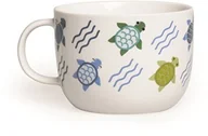 Filiżanki - Excelsa kubki Animals filiżanka Jumbo żółw 450 ML, porcelana, biała/wielokolorowa, 11 x 11 x 8.1 cm 60408 - miniaturka - grafika 1