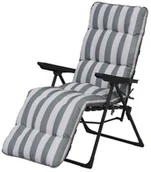 Fotele i krzesła ogrodowe - Fotel Colorado w pasy niebiesko-biały LCBD0358 - miniaturka - grafika 1