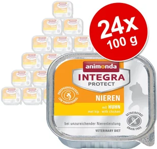 Animonda Integra 10 + 2 gratis! Integra 12 x 100 g Renal z wołowiną - Mokra karma dla kotów - miniaturka - grafika 3