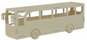 Puzzle - Pebaro Drewniany zestaw konstrukcyjny 3D Puzzle Bus 851/6 - miniaturka - grafika 1