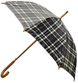 Golf - Rainbrella Rainbrella Classic Auto Open Umbrella with Real Wooden Hook Handle, 46" - miniaturka - grafika 1