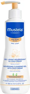 Mustela LABORATOIRES EXPANSCIENCE Bebe Żel odżywczy do mycia z Cold Cream 300 ml 7066797 - Kosmetyki kąpielowe dla dzieci - miniaturka - grafika 3