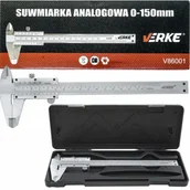 Pozostałe wyposażenie warsztatu - VERKE SUWMIARKA ANALOGOWA METALOWA 150 mm 0,02 mm VERKE V86001 - miniaturka - grafika 1