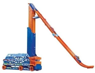 Mattel Samochód Hot Wheels City Transporter Epicki zjazd 2w1 HDY92 - Samochody i pojazdy dla dzieci - miniaturka - grafika 2