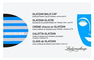 KRYOLAN GLATZAN BALD CAP - Łysina z Glatzanu - ART. 2500 - L KR2500-L - Charakteryzacja - miniaturka - grafika 2
