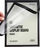 Tablice i flipcharty - Ramka magnetyczna, samoprzylepna, dwustronna A4 (czarna) - miniaturka - grafika 1