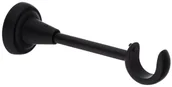 Karnisze - Inspire Wspornik do karnisza 25 mm pojedynczy czarny mat 130 mm - miniaturka - grafika 1
