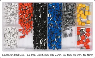 Yato ZESTAW KOŃCÓWEK I KONEKTORÓW KABLOWYCH 685 SZTUK MIX ROZMIARÓW - Kostki, złączki, wtyczki - miniaturka - grafika 3