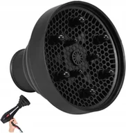 Suszarki do włosów - Uniwersalny Dyfuzor Do Suszarek Czarny Kompaktowy - miniaturka - grafika 1