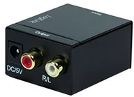 Adaptery i przejściówki - LogiLink logililogilink ca0102 wtyczka i Toslink analogowe L/R przeniesień konwerter plików audio, elektromagnetyczne wolne od szumów czarnym NK wtyczka i Toslink Analog, czarny CA0100 - miniaturka - grafika 1