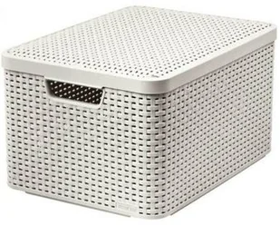 Curver Organizer z pokrywką Style, kremowy, L - Pojemniki na zabawki - miniaturka - grafika 5