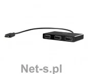 Akcesoria do tabletów i e-booków - HP USB-C to USB-A Hub 3 x SuperSpeed USB 3.0 (Z6A00AA#AC3) - miniaturka - grafika 1