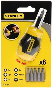 Stanley WKRĘTAK MULTIBIT ST-0-66-357 ST-0-66-357 - Śrubokręty - miniaturka - grafika 4