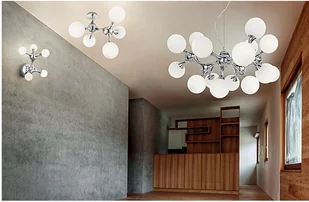 IDEAL LUX Lampa Sufitowa Nodino Pl9 Bianco 149622 Średnica 83,0 Wys. 47,5 - Lampy sufitowe - miniaturka - grafika 4