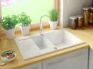 Zlewozmywaki - Primagran Sewilla Biały - miniaturka - grafika 1