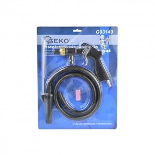 GEKO Pistolet do piaskowania 2 x dysza + wąż 8417 G03149 - Pistolety pneumatyczne - miniaturka - grafika 7