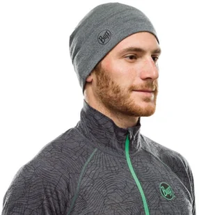 Buff Czapka Midweight Merino Wool Hat LIGHT GREY MELANGE 118007.933.10.00 - Czapki i chusty sportowe damskie - miniaturka - grafika 2