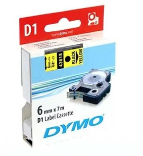 Dymo ETYKIETA D1 6mmx7m CZARNY/ŻÓŁTY S0720790 - Etykiety do drukarek - miniaturka - grafika 10