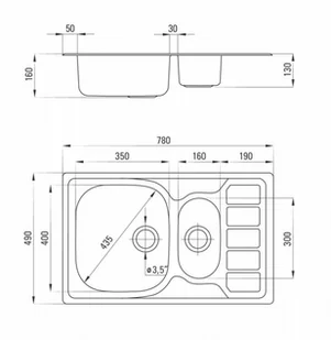 Deante Soul ZEO 0513 - Zlewozmywaki - miniaturka - grafika 2