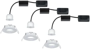 Paulmann Nova mini spot 3 szt. IP44 biały - Oprawy, klosze i abażury - miniaturka - grafika 4