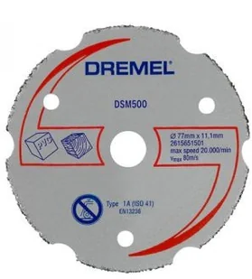 Dremel Tarcza tnąca uniwersalna węglikowa do DSM20 - DSM500 2615S500JA - Materiały ścierne - miniaturka - grafika 3