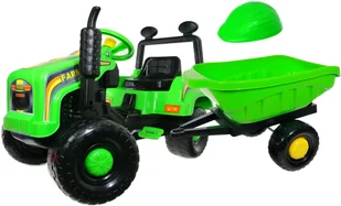 Polski Traktor Traktorek na pedały Przyczepa +kask - Jeździki dla dzieci - miniaturka - grafika 5