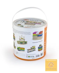 VIGA Klocki Do Układania Domków - Klocki - miniaturka - grafika 4