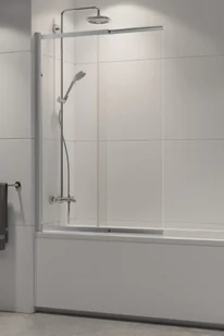 New Trendy parawan nawannowy Sensi 100 cm, wys. 150 cm, szkło czyste 5 mm P-0038 - Parawany nawannowe - miniaturka - grafika 3