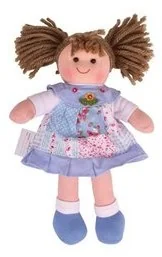 Bigjigs Toys szmaciana Lalka Sarah - Lalki dla dziewczynek - miniaturka - grafika 2