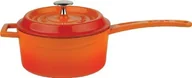 Rondle - LAVA Cookware Lava Cookware LV Y SOS 16 K2 patelnia, SOS Integral metalowe uchwyty, średnica 16 cm, żeliwo, pomarańczowy LV Y SOS 16 K2 - miniaturka - grafika 1